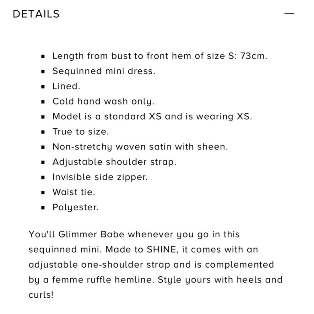 Glimmer Babe Hello Molly Sequin Dress - Picture 4 of 5